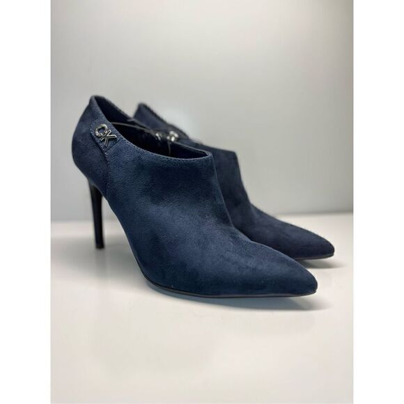 Calvin Klein Shoes - Calvin Klein KChally Ankle Boots, Women's Size 10M, Blue Booties Heels (G7)